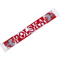 SZPOL48: Polska - szalik tkany